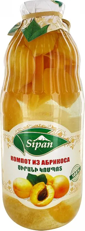Apricot compote "Sipan" 1l 