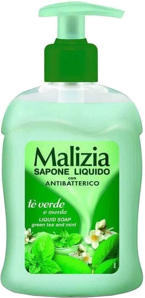 Antibacterial liquid soap "Malizia" 300ml

