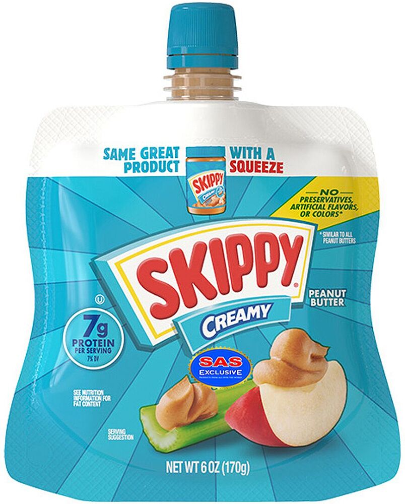 Арахисовый крем "Skippy Creamy" 170г