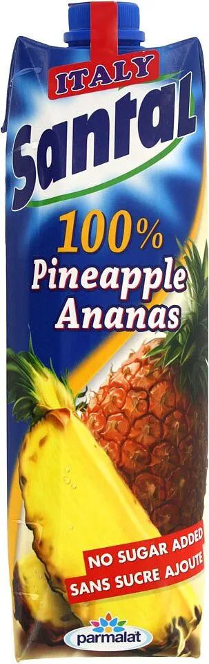 Pineapple juice "Santal" 1l 