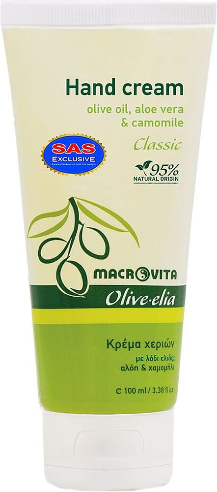 Hand cream "Macrovita" 100ml

