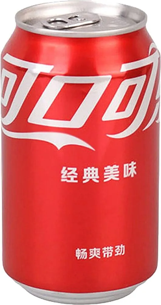 Освежающий газированный напиток "Cofco Coca-Cola" 330мл 
