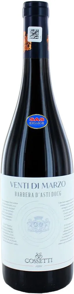 Red wine "Cossetti Venti Di Marzo" 0.75l
