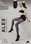 Black tights "Alex Basic 15 Den N4"