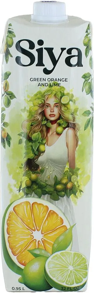 Green orange & lime nectar "Siya" 0,95l 
