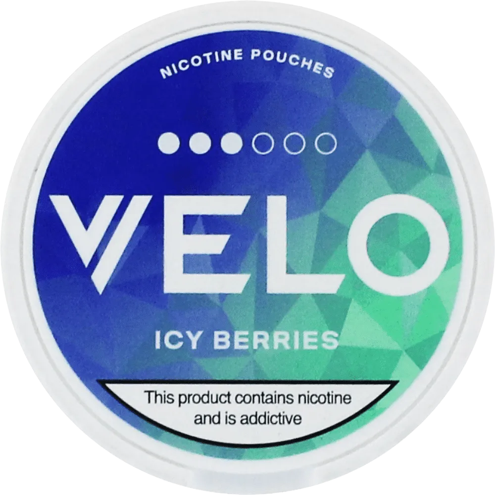 Nicotine berry flavored pouches "Velo Icy Berries" 20 pcs

