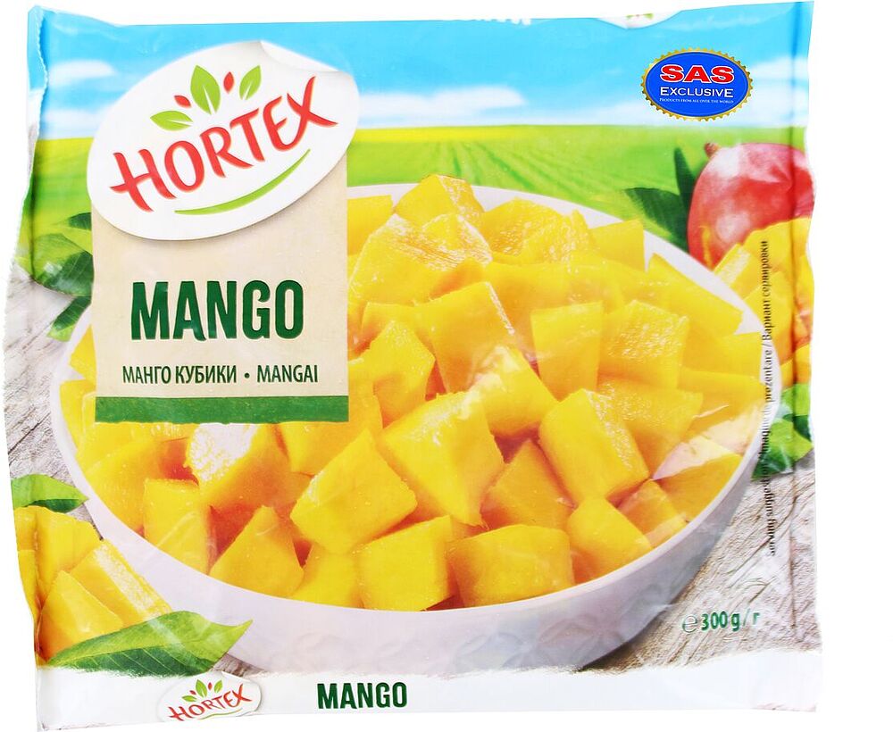Frozen mango pieces 