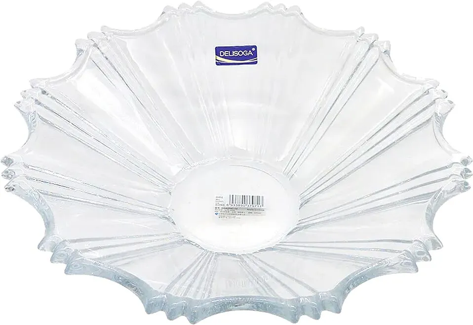 Glass fruit bowl "Delisoga"
