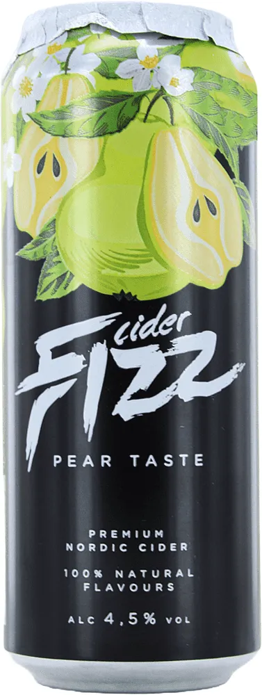 Cider with pear flavor "Fizz" 0.5l
