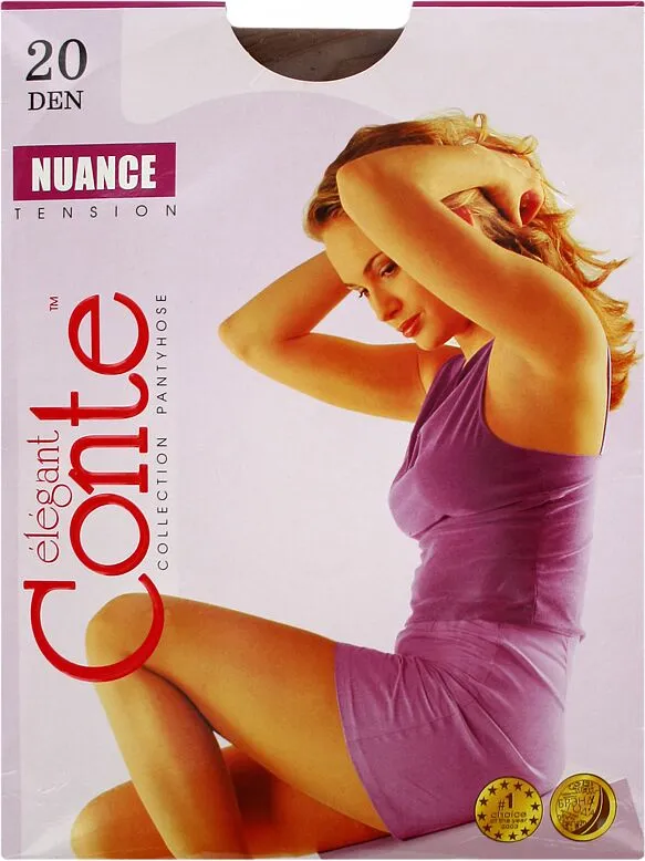 Колготки бронзовые "Conte Elegant Nuance 20 Den N2" 