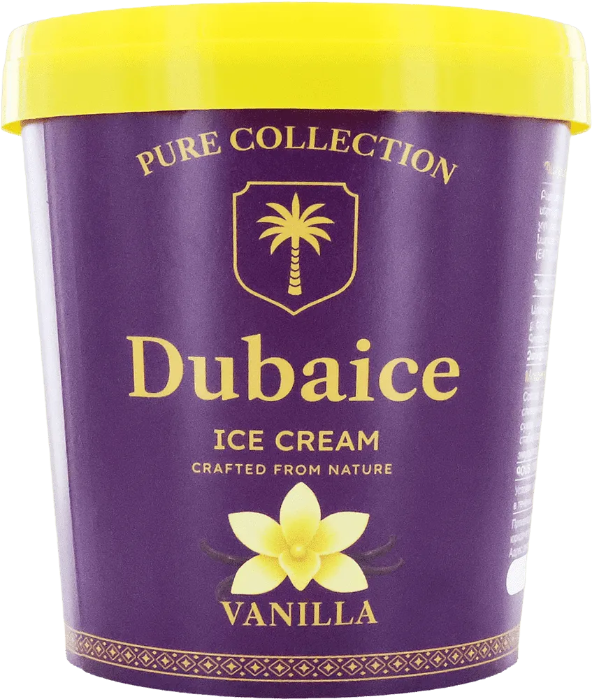 Vanilla ice cream "Dubaice Vanilla" 500g
