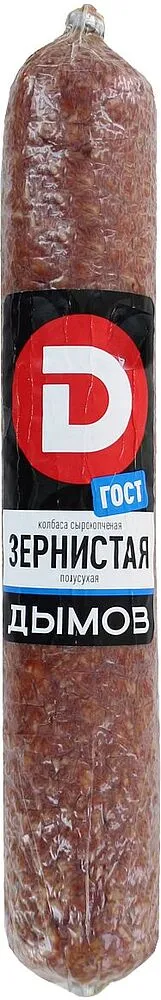 Колбаса сырокопченая "Дымов Зернистая" 450г