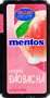 Peach-flavored candy "Mentos" 17.5g