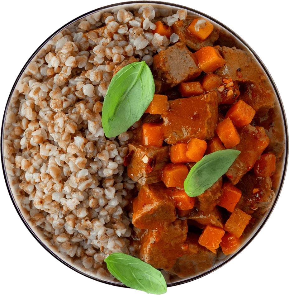 Combo 18 buckwheat + goulash
