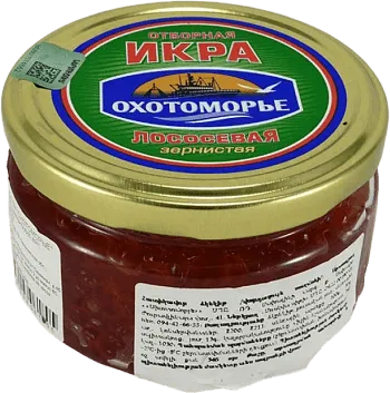 Икра красная "Охотоморье" 200г 
