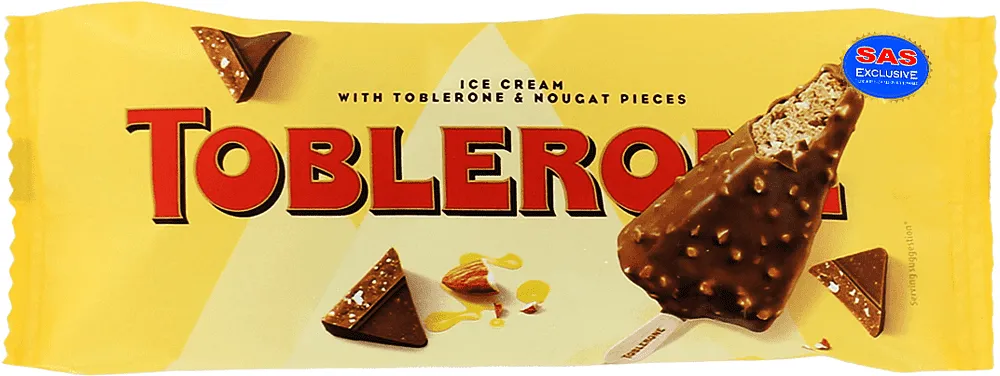 Мороженое шоколадное "Toblerone" 66г