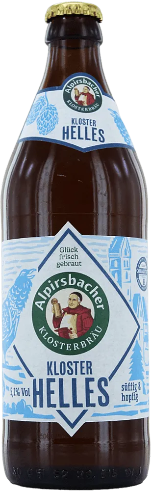 Пиво "Alpirsbacher Klosterbräu Kloster Helles" 0.5л