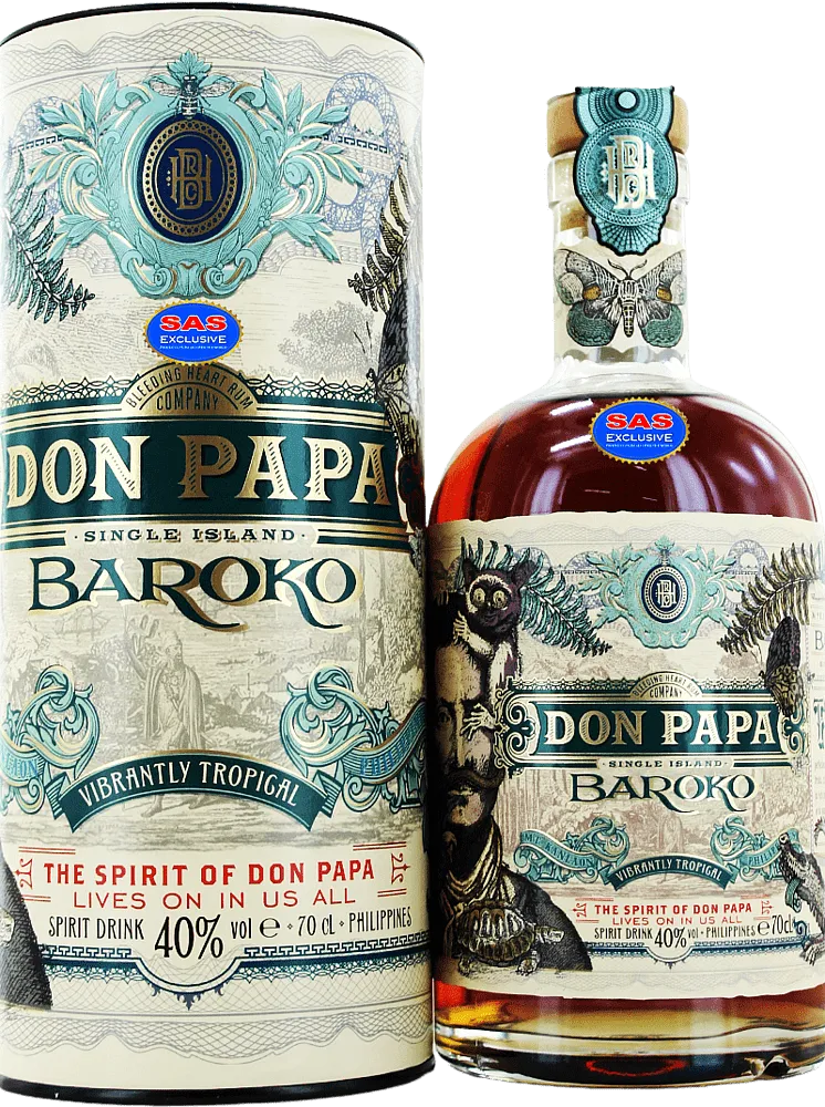Rum "Don Papa Baroko" 0.7l
