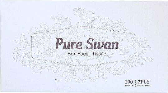 Անձեռոցիկ «Pure Swan» 100հատ

