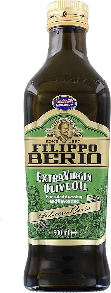 Ձեթ ձիթապտղի «Filippo Berio Extra Virgin» 500մլ 