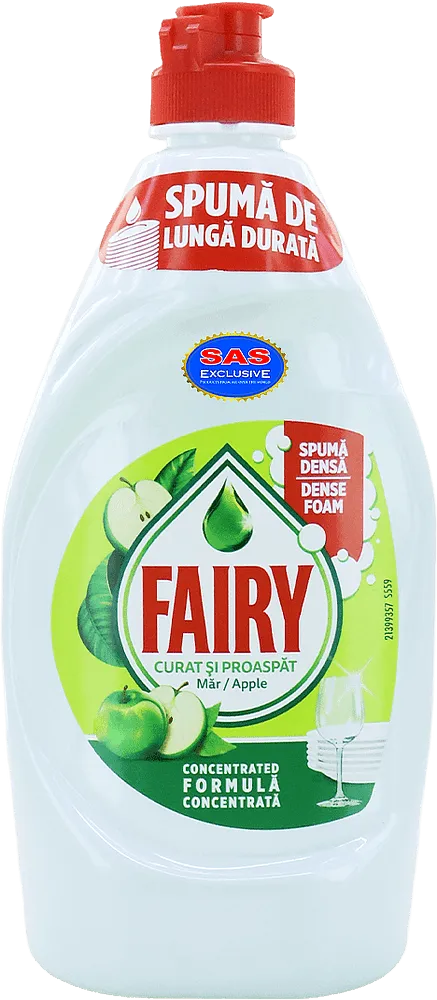 Dishwashing liquid "Fairy Apple" 450ml

