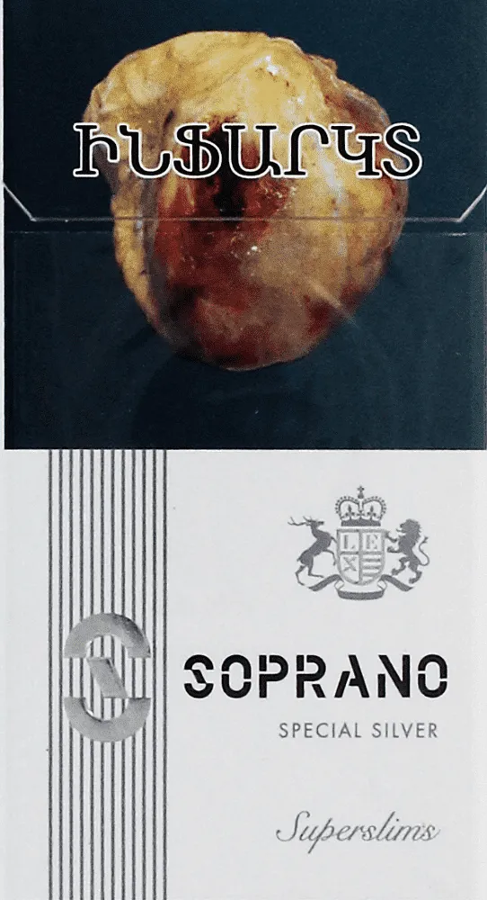 Cigarettes "Soprano Special Silver Superslims"