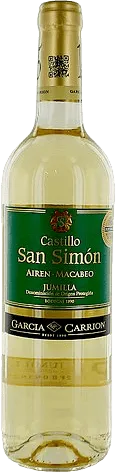White wine "San Simón Castillo Jumilla Airen-Macabeo" 0.75л