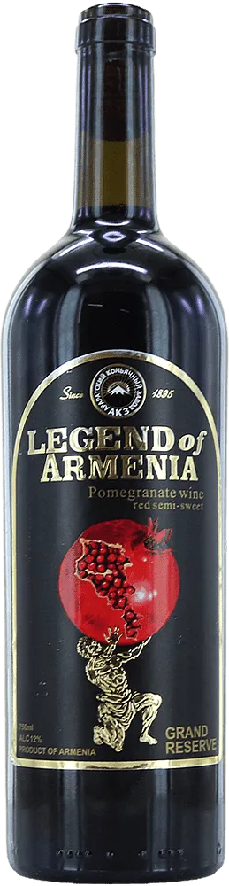 Red pomegranate wine "Legend of Armenia Grand Reserve" 0.75l