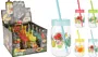 Glass with a straw 1 pcs