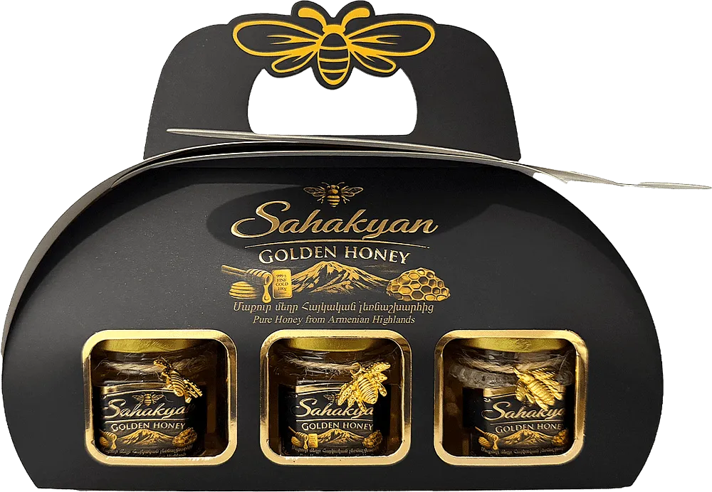Մեղր վայրի ծաղիկների «Sahakyan Golden Honey Luxury Edition» 150գ