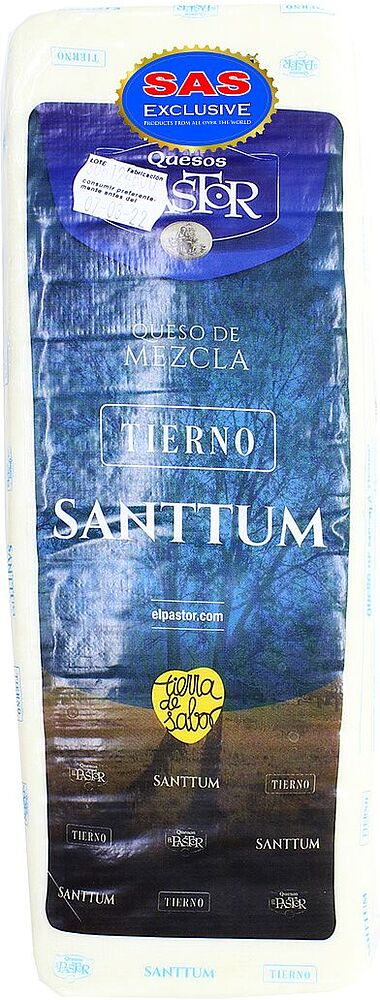 Semi-hard cheese "Quesos El Pastor Santtum"
