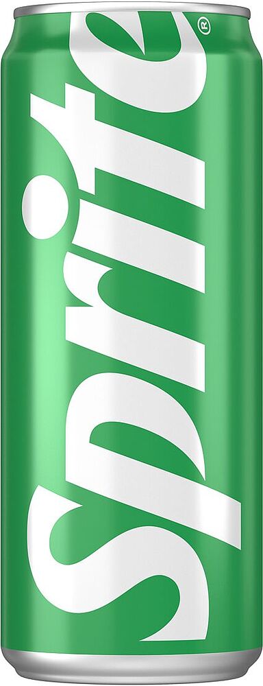 Refreshing carbonated drink "Sprite" 0.33l 