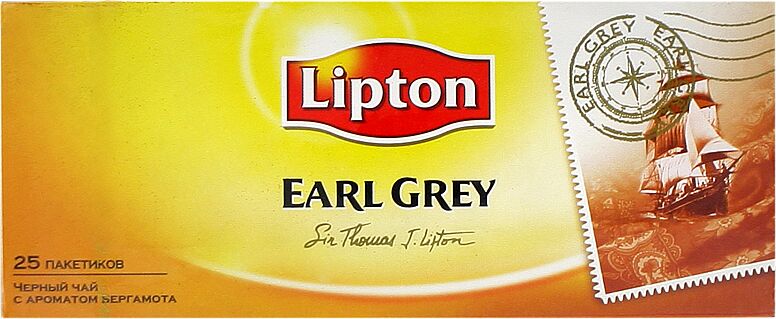 Чай черный "Lipton Earl Grey" 50г