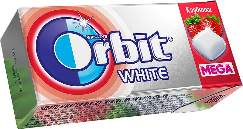 Մաստակ «Orbit White Mega» 16.4գ Ելակ