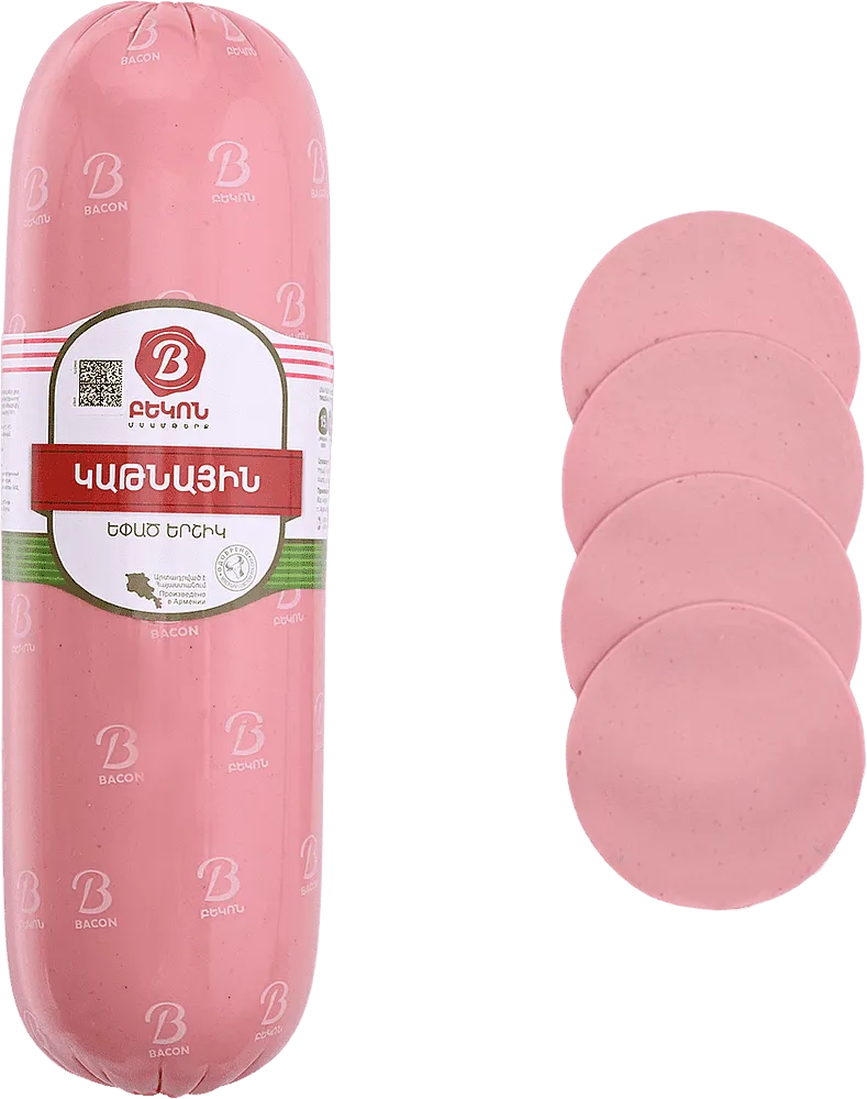 Boiled milk sausage "Bacon" 