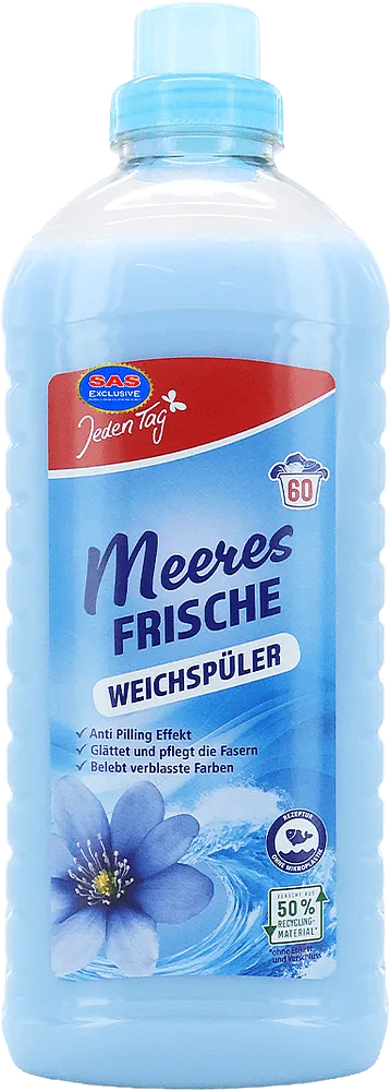 Кондиционер для стирки "Jeden Tag Meeres Frische" 1.5л
