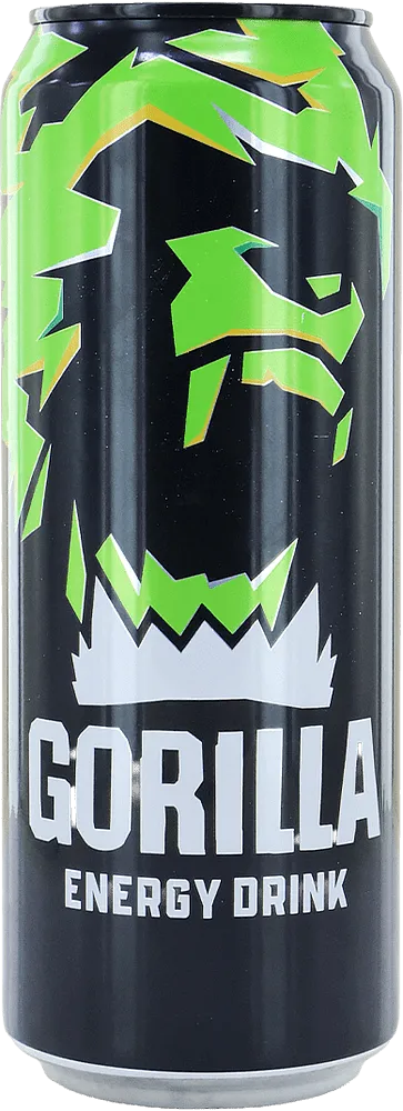 Energy carbonated drink "Gorilla" 0.45l 