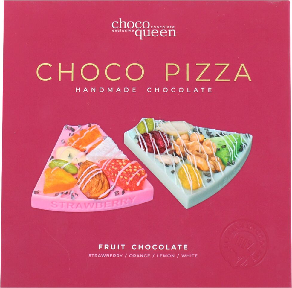 Շոկոլադե կոնֆետների հավաքածու «Choco Queen Choco Pizza Fruit» 125գ
