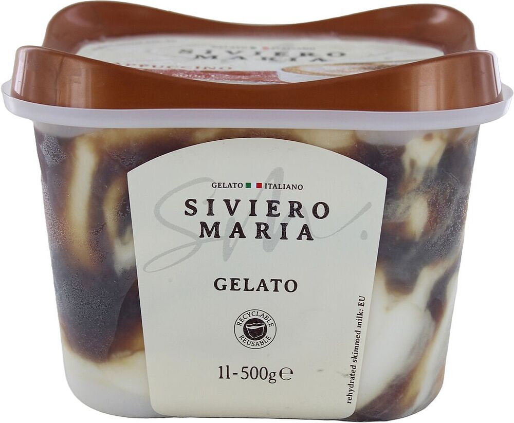 Cappuccino ice cream "Siviero Maria Cappuccino" 500g 