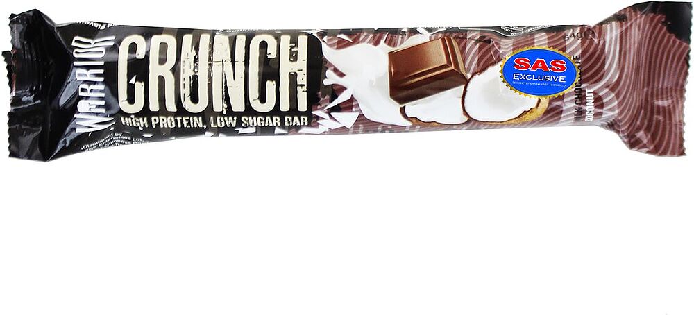 Protein bar "Warrior Crunch Milk Chocolate Coconut" 64g
