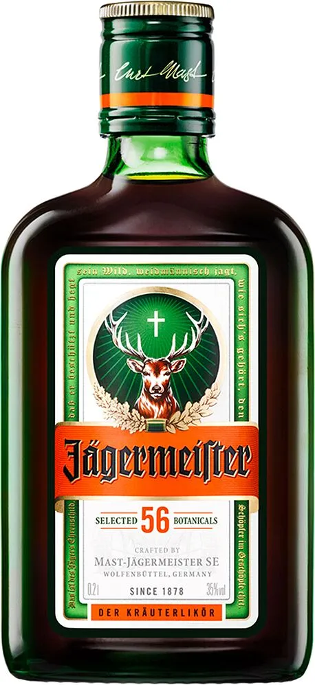 Liqueur "Jagermeister" 0.2l
