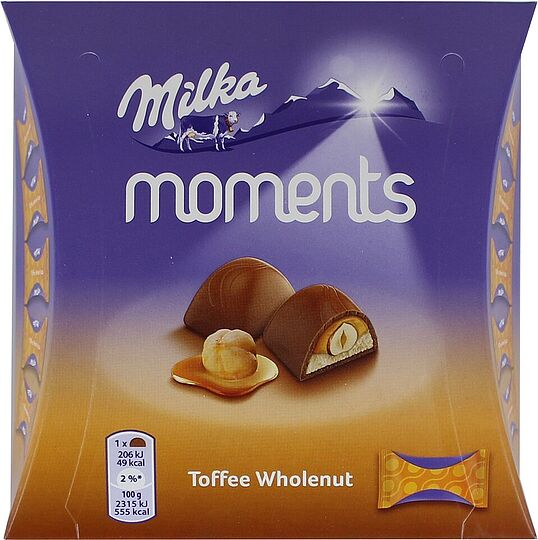 Շոկոլադե կոնֆետների հավաքածու «Milka Momente» 97գ