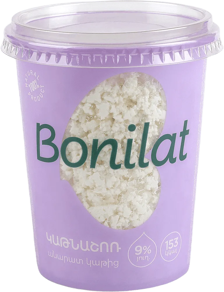 Granular curd "Bonilat" 350g, fat content: 9%