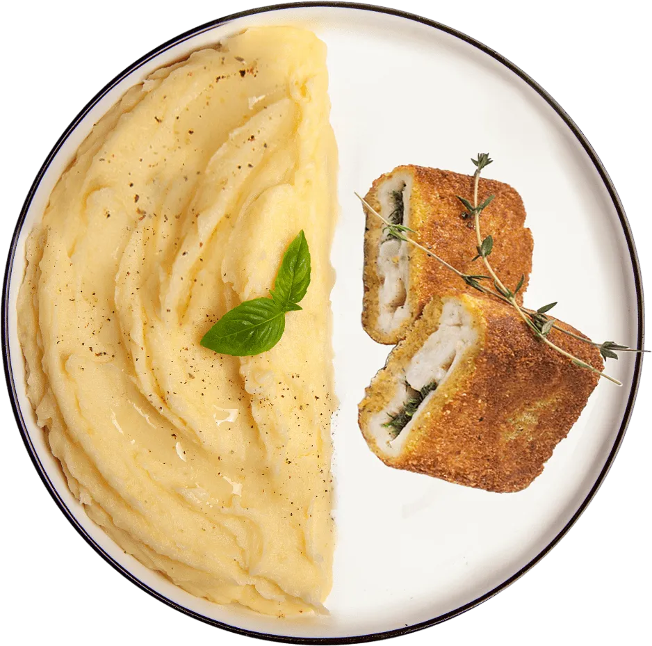 Combo 1 mashed potatoes + Kiev cutlet