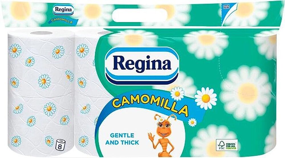 Toilet paper "Regina" 8 pcs