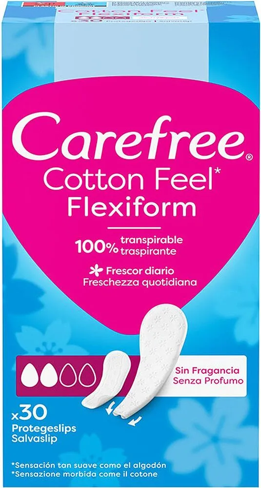 Pantyliners "Carefree FlexiForm" 30pcs  