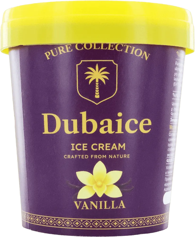Vanilla ice cream "Dubaice Vanilla" 250g
