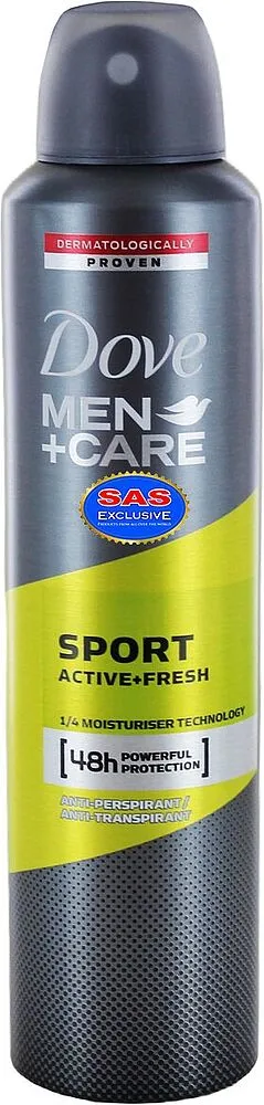 Antiperspirant - deodorant "Dove Men+Care Sport Active Fresh" 250ml