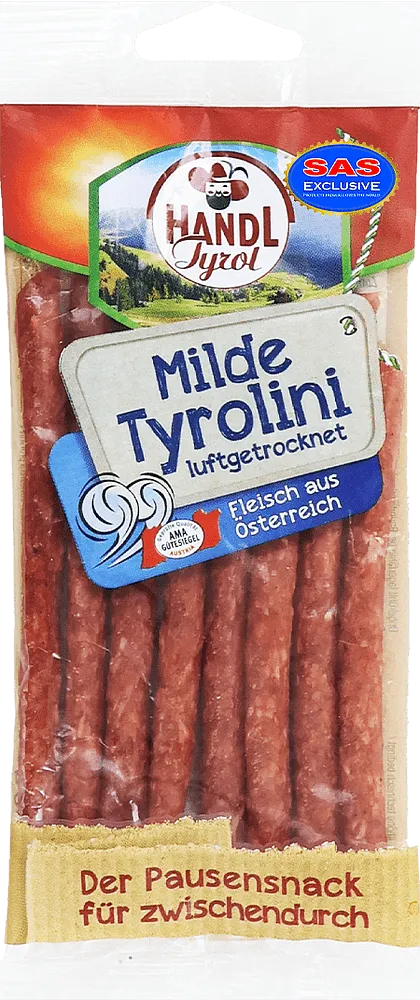 Երշիկ հում-չորացրած «Handl Tyrol Milde Tyrolini» 40գ