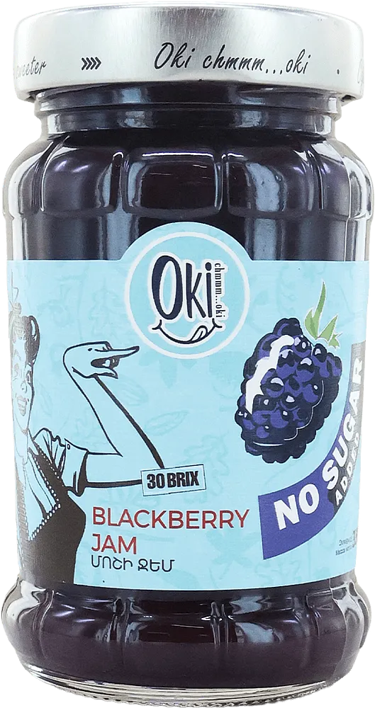 Blackberry jam "Oki" 350g

